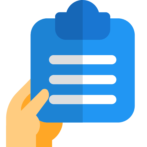 Hold register files and folders record book icon