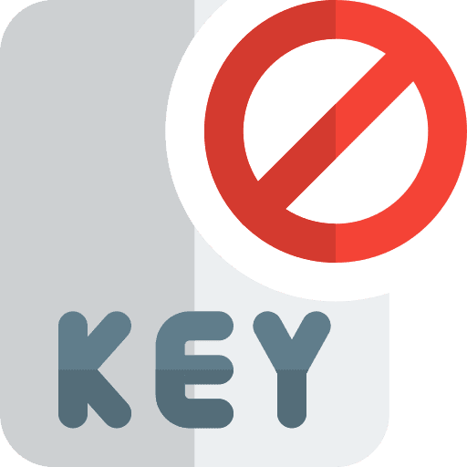 Blocked lock unlocked blocked icon