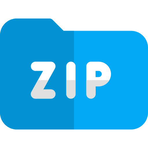 Folder zip folder folder professions and jobs icon