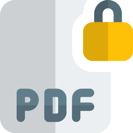 Padlock portable document format padlock professions and jobs icon