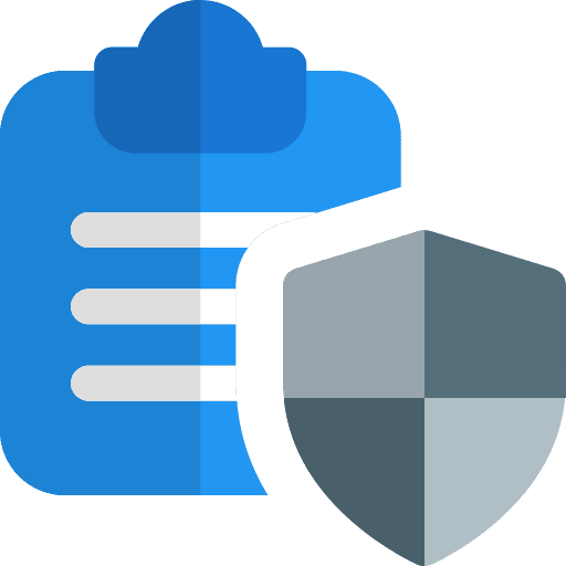 Protected clipboard notes files and folders icon