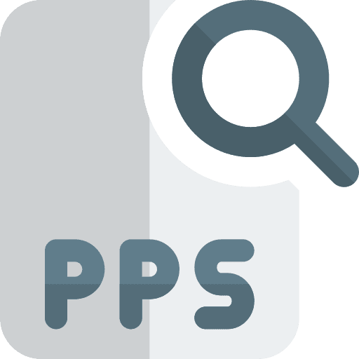 Search pps format search interface icon
