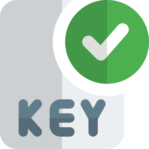 Verified verified private unlocked icon