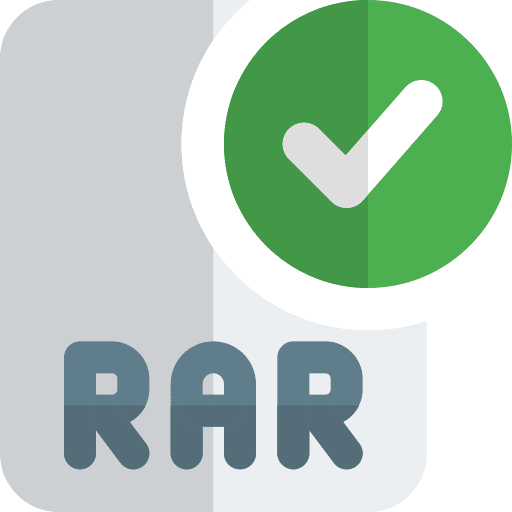 Verify verify rar format rar file icon