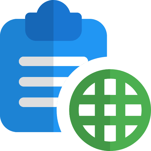 Global education notes professions and jobs icon