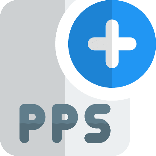 Add professions and jobs pps format pps file format icon