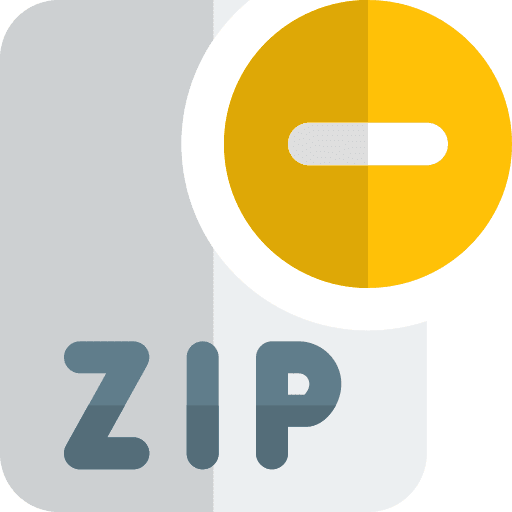 Remove compressed symbol interface icon