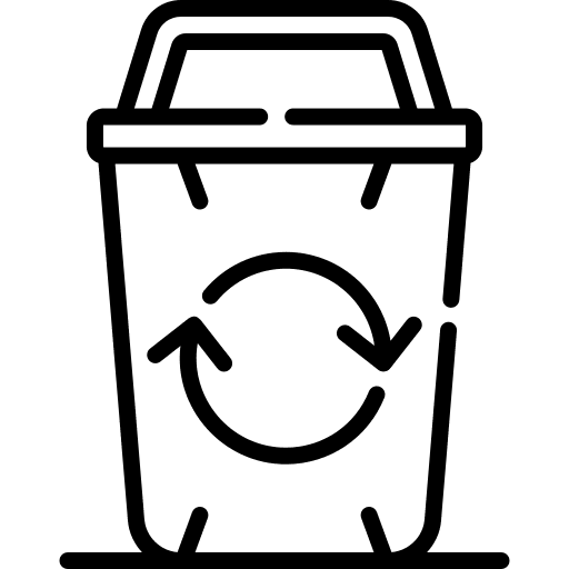 Dustbin ecology and environment trash dustbin icon