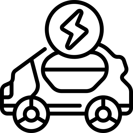 Electric car electric vehicle vehicle transportation icon