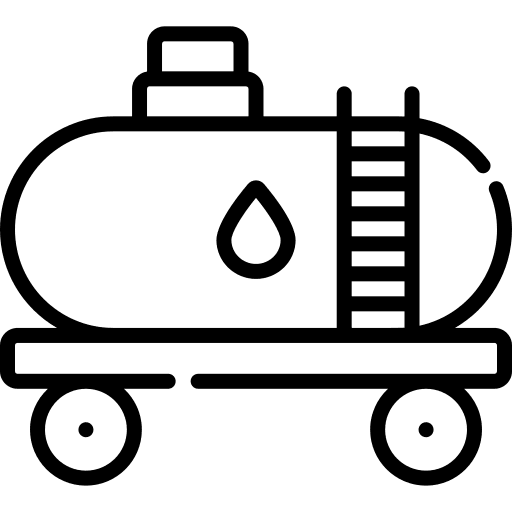 Tank ladder vehicle oil icon