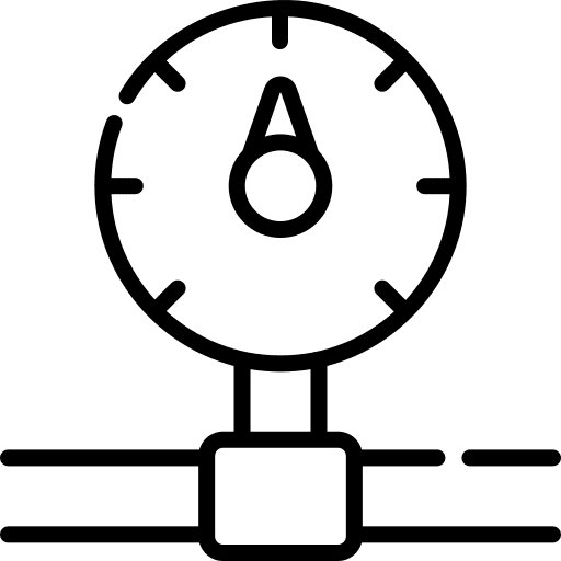 Gauge indicator industry measurement icon