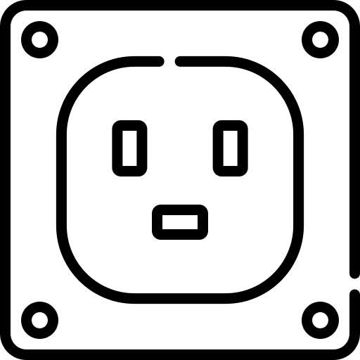 Socket socket technology electronics icon