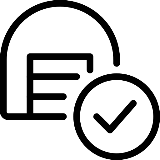 Tick mark delivery warehouses empire state building icon