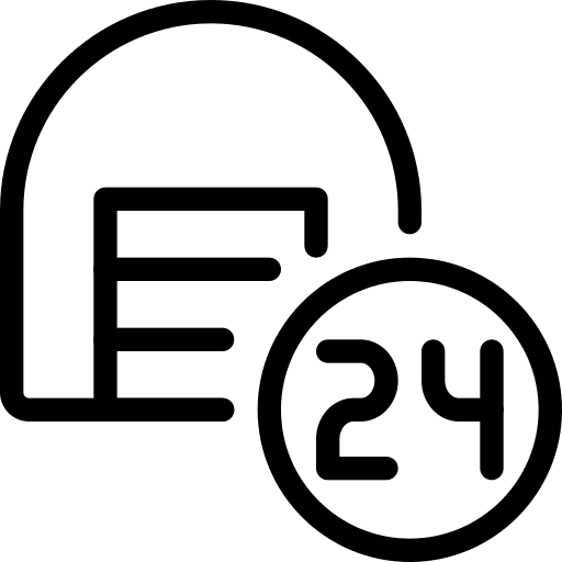Open 24 hours shipping and delivery warehouse open 24 hours icon