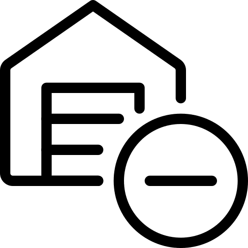 Remove shipping and delivery shipping industry icon