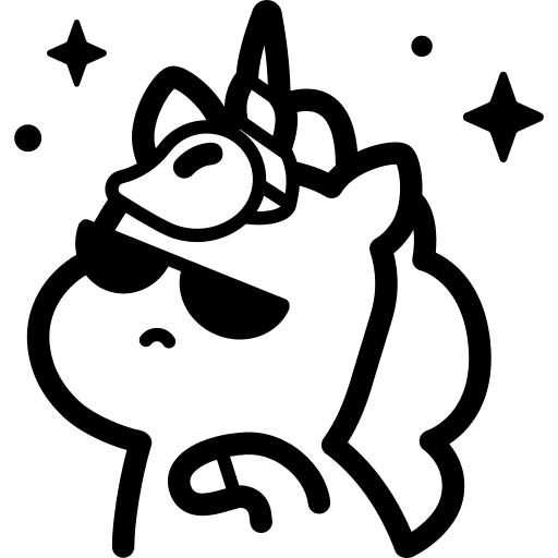 Unicorn legend smileys folklore icon