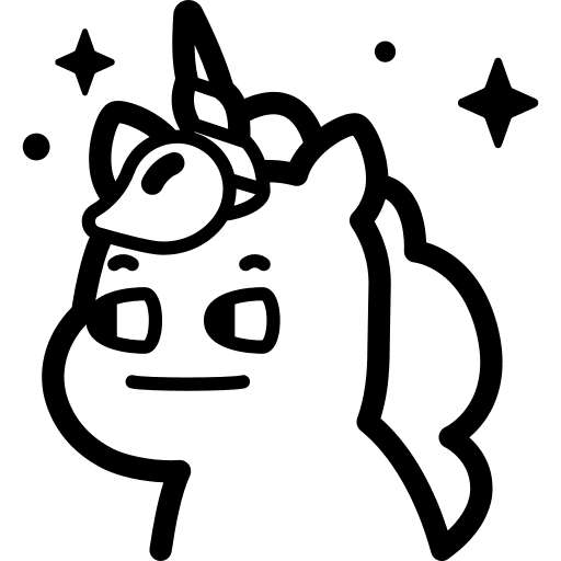 Unicorn folklore smileys legend icon