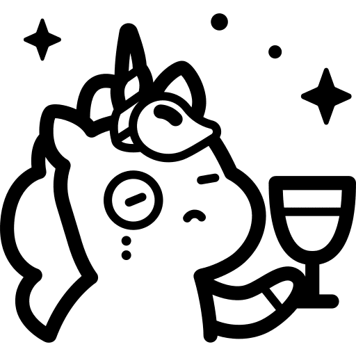 Unicorn animals avatar fantasy icon