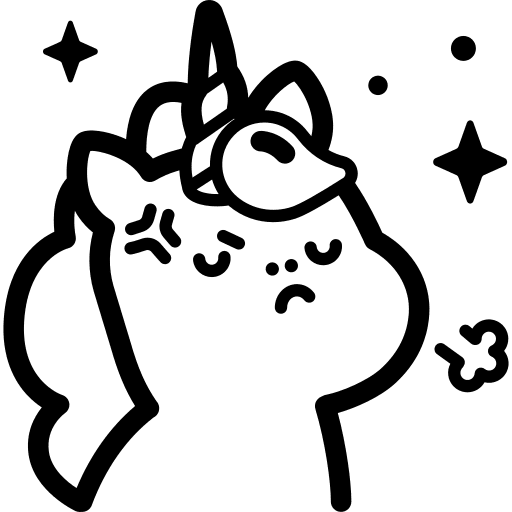 Unicorn fairy tale animals unicorn icon