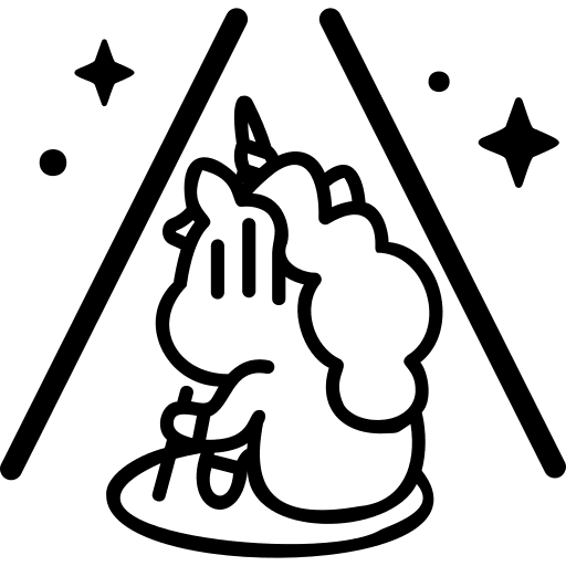 Unicorn feelings dramatic avatar icon