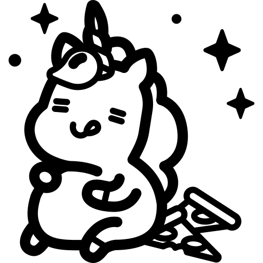 Unicorn smileys feelings fantasy icon
