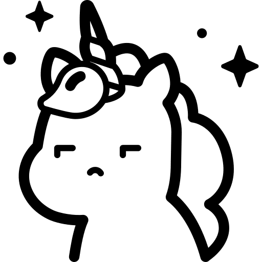 Unicorn fairy tale smileys unicorn icon