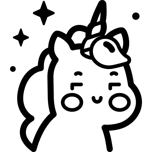Unicorn unicorn legend fairy tale icon