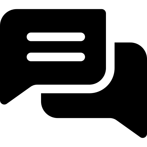 Chatting communications speech bubble chatting icon