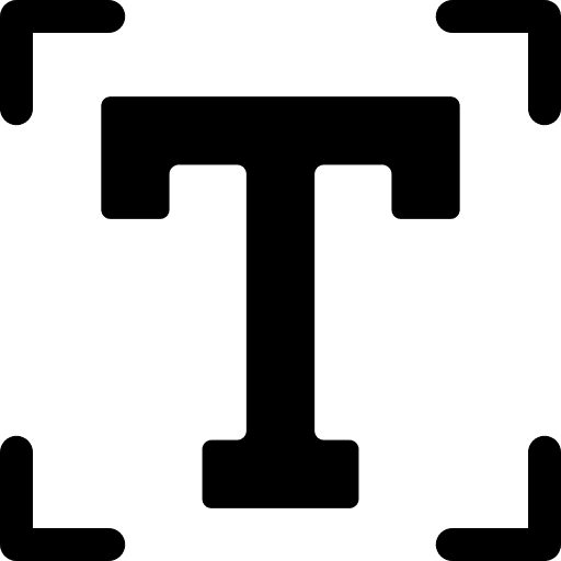 Text option bold edit tool icon