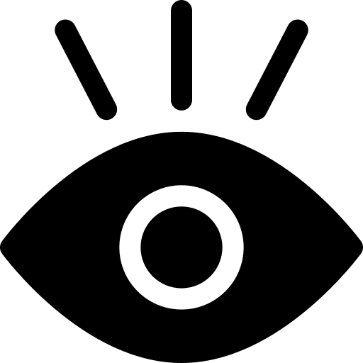 Eye eye vision visualization icon Eye eye vision visualization icon