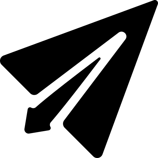 Paper plane send communication direct icon Paper plane send communication direct icon