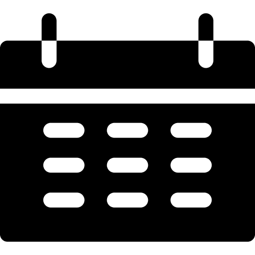 Calendar schedule date time icon Calendar schedule date time icon