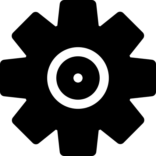 Gear ui symbol tool icon Gear ui symbol tool icon