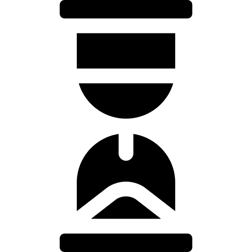 Sand clock time and date sand watch waiting icon Sand clock time and date sand watch waiting icon