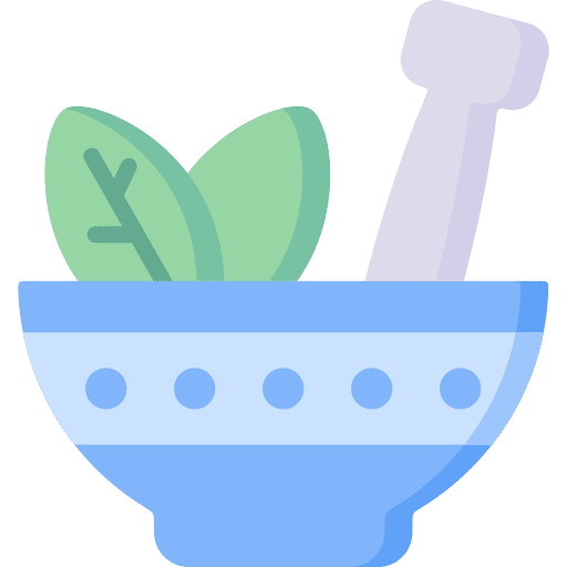 Natural healthcare and medical natural pharmacy icon