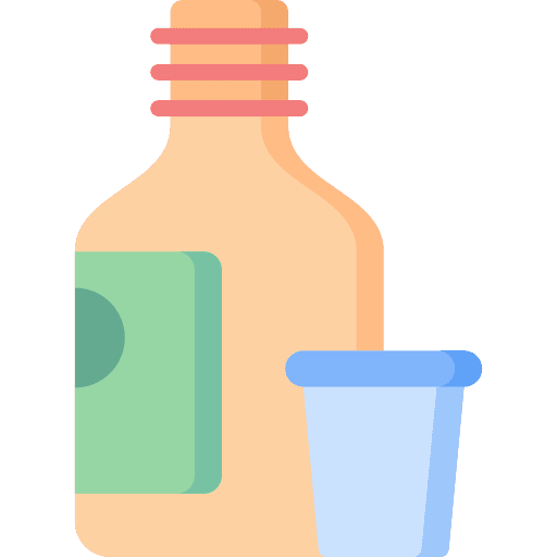 Mouthwash cleaning glass healthcare and medical icon Mouthwash cleaning glass healthcare and medical icon