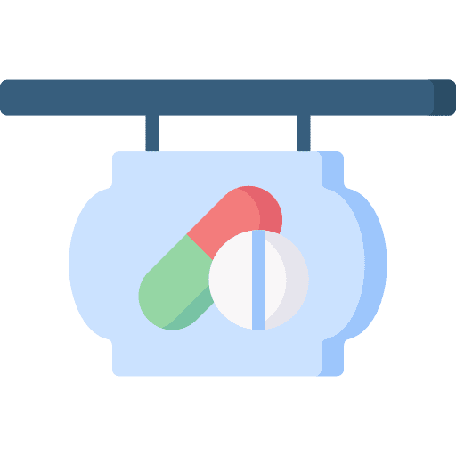 Pharmacy medicine sign healthcare icon Pharmacy medicine sign healthcare icon