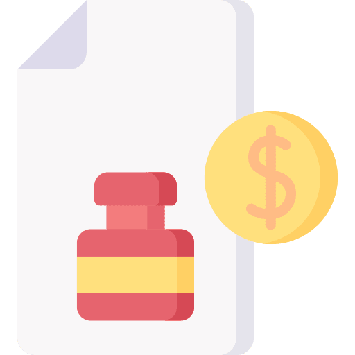 Price document price healthcare icon Price document price healthcare icon