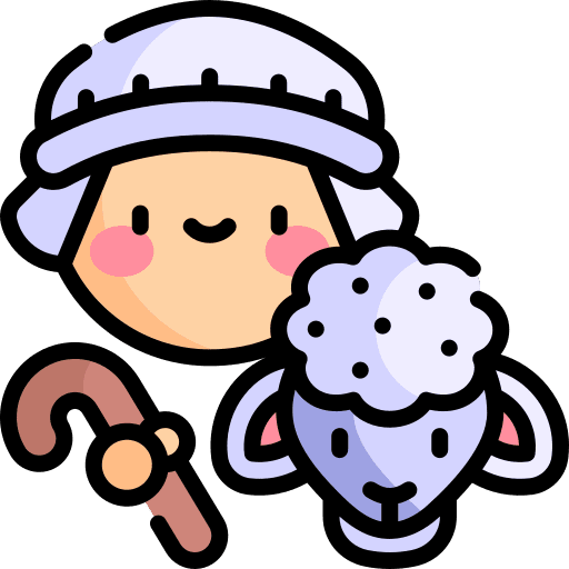 Shepherd sheep christmas shepherd icon