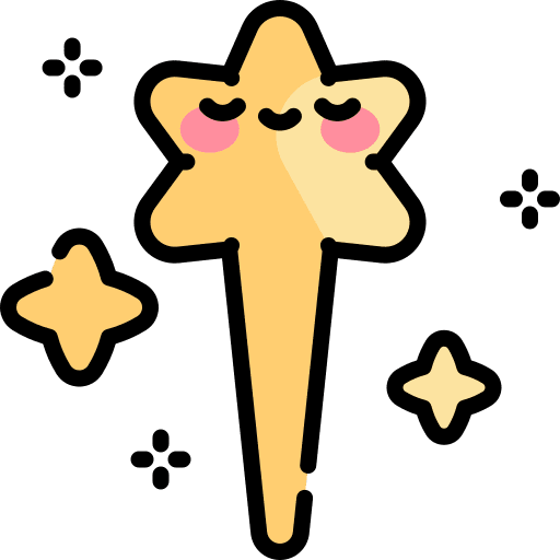 Star sky nature shooting star icon