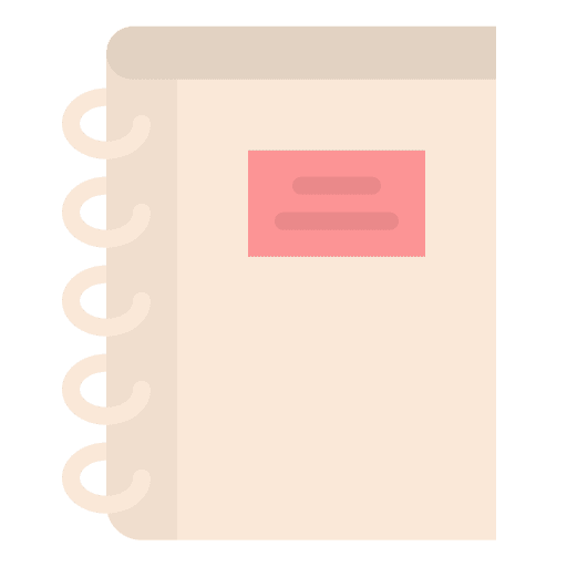 Notebook miscellaneous stationery school material icon Notebook miscellaneous stationery school material icon