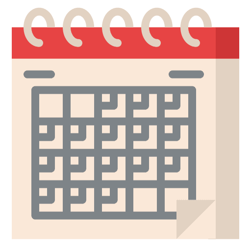 Calendar organization date stationery icon Calendar organization date stationery icon
