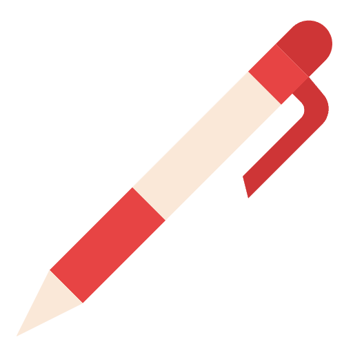 Pen school material education writing icon Pen school material education writing icon