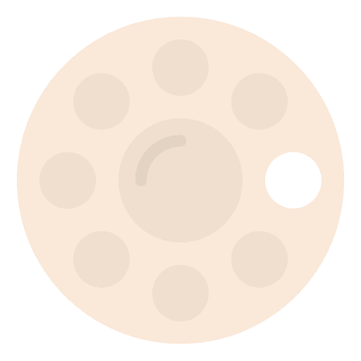 Color palette miscellaneous color palette school supplies icon Color palette miscellaneous color palette school supplies icon