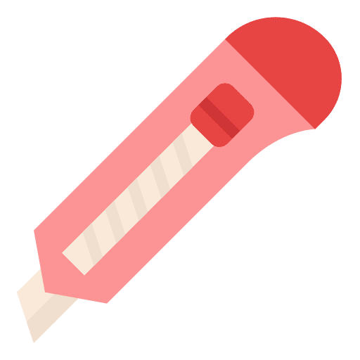 Cutter education construction and tools office materials icon Cutter education construction and tools office materials icon