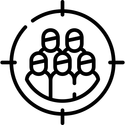 Focus people ads target icon
