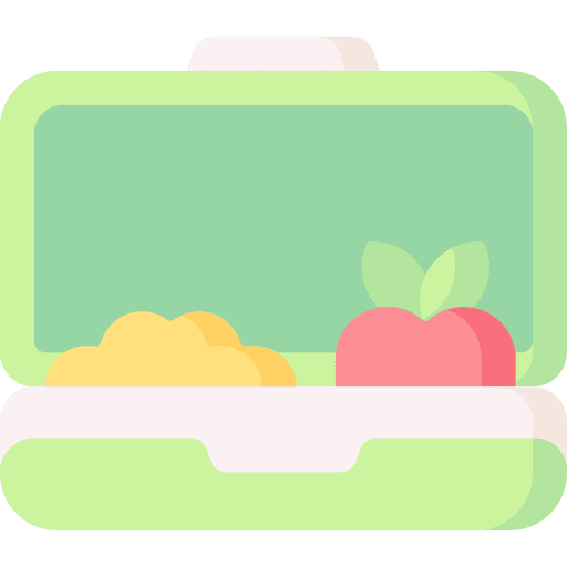 Lunch box school lunch food apple icon
