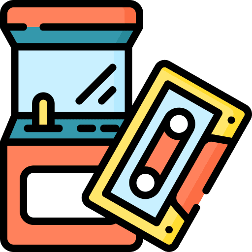 Nostalgic vintage arcade machine nostalgic icon Nostalgic vintage arcade machine nostalgic icon