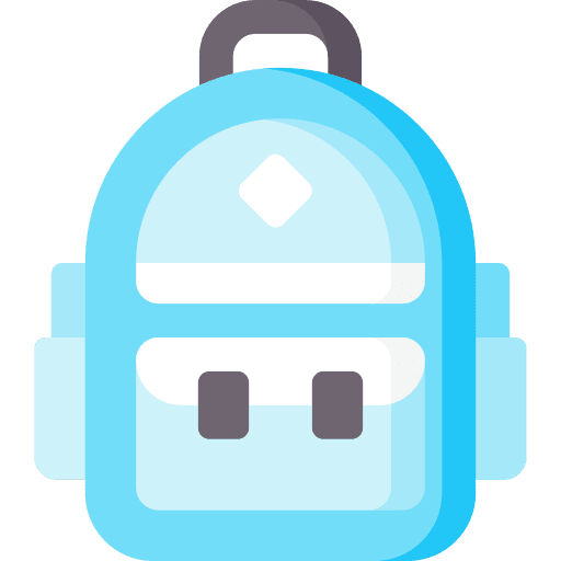 Backpack travel education camping icon Backpack travel education camping icon