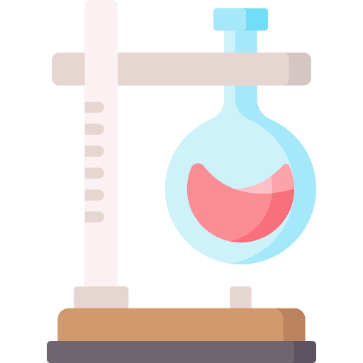 Chemistry flask education laboratory icon Chemistry flask education laboratory icon